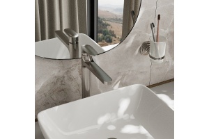 Смеситель для раковины WasserKRAFT Spree сталь матовый - 3