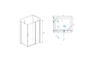 Душевой уголок Rgw Leipzig (06124400-11) - 2