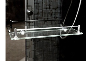 Душевая кабина Deto BМ1590 N (без крыши) BLACK - 3