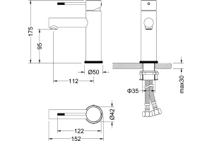 Смеситель Timo Saona 2361/00F для раковины, хром - 2