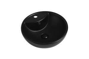 Раковина накладная ABBER Bequem 46 черная матовая (AC2101MB) - 2