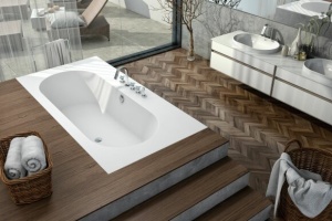 Ванна из литьевого мрамора Kolpa San Atys 200х100 белая - 2