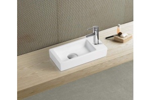 Раковина накладная Ceramalux N 36 белый (9272L)