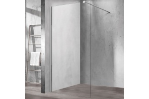 Душевая перегородка Vincea Walk-In 100х200 хром стекло прозрачное