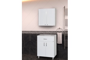 Тумба Misty Люси 60 с бельевой корзиной - 2