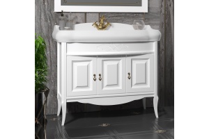 Тумба для комплекта Opadiris Лоренцо 100 белая матовая