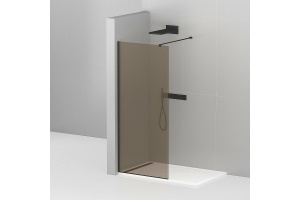 Душевая перегородка Cezares Liberta 80 черный (LIBERTA-L-1-80-120-BR-NERO) - 2