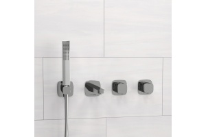 NEW A8651.312.314.326.087.103 Встраиваемый комплект для ванны с лейкой и изливом