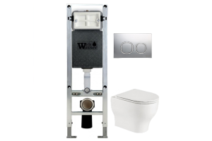 Комплект Weltwasser AMBERG 350 ST + ERLENBACH 004 GL-WT + AMBERG RD-CR (10000006509)