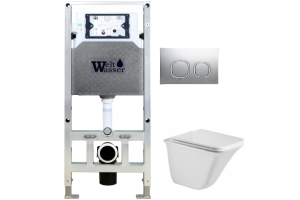 Комплект Weltwasser AMBERG 506 ST + ROTBACH 004 GL-WT + AMBERG RD-CR (10000006920)