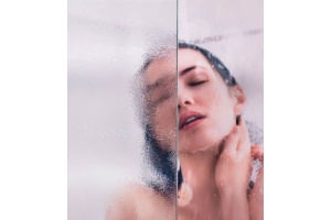 Душевая дверь в нишу Vincea Intra VDP-1I8090CH 80/90 см, стекло шиншилла, хром - 3