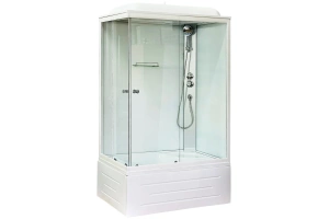 Душевая кабина Royal Bath 120x80 R стекло прозрачное профиль белый