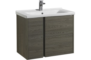 Комплект мебели Aquaton Стоун 80 темное дерево - 2