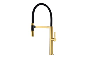 Смеситель для кухни Paulmark Leader брашированное золото