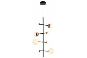 Люстра на штанге Natali Kovaltseva LOFT LED LED LAMPS 81338 GOLD BLACK - 2