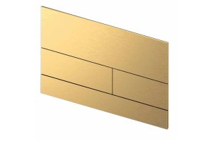 TECEsquare II. Панель смыва, металл, PVD Brushed Gold Optic