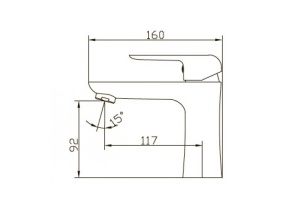 Смеситель Kaiser Glory 69011 для раковины, хром - 2