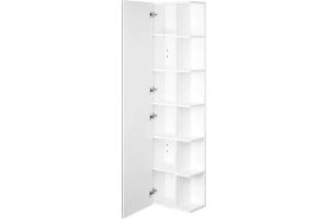 Шкаф-пенал Aquaton Сканди 40 с зеркалом белый - 2