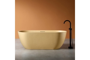 Ванна из искусственного камня Abber Frankfurt 170х75 бежевый матовый - 2