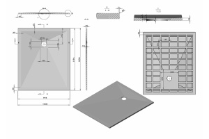 Поддон для душа Vincea 120х100 белый матовый - 2