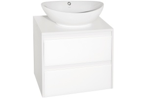Тумба с раковиной Style Line Монако 60 Plus, осина белая - 3