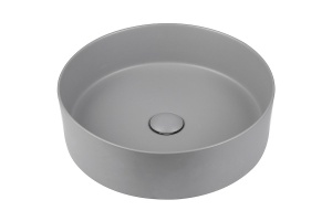 Накладная раковина Vincea 40 серая матовая