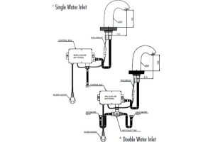 Смеситель для раковины GPD Photocell сенсорный черный матовый - 2