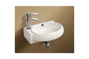 Раковина подвесная Weltwasser WW AISBACH 5011 L 43 белый (10000003874)