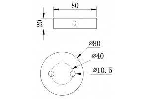 Основание для подвесного светильника Maytoni Universal Base SPR-BASE-R-02-B - 2