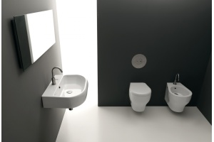 Крышка-сиденье Kerasan K09 белый/хром, с микролифтом (367401) - 3