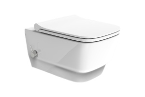 Чаша для подвесного унитаза Boheme Bello белая глянцевая без сиденья