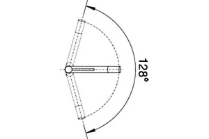 Смеситель для кухонной мойки Blanco Alta серый, хром (518809) - 3