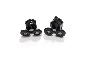 Душевой уголок Abber Schwarzer Diamant 140x100 профиль черный стекло матовое - 3