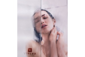 Душевой уголок Vincea Garda 110х90 хром стекло рифленое - 2