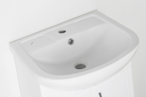Тумба с раковиной Style Line Эко Стандарт №10 50 белая - 3