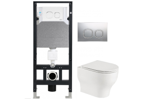 Комплект Weltwasser AMBERG 506 + ERLENBACH 004 GL-WT + AMBERG RD-MT CR (10000006773)