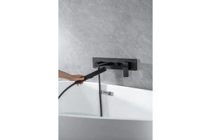 Смеситель для ванны с душем Allen Brau Infinity черный матовый - 3