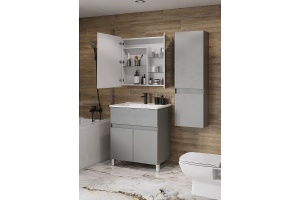 Комплект мебели Aquaton Форест 75 серый матовый - 3