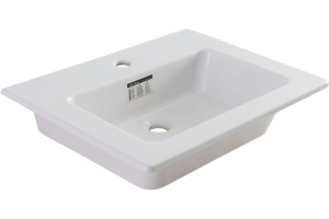 Раковина накладная Allen Brau Fantasy Flat 61.5x46.5 белый