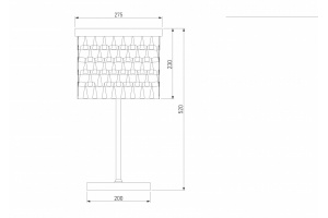 Настольная лампа декоративная Bogate's Corazza 01103/4 - 2
