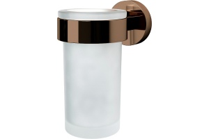 Стакан для зубных щеток WasserKRAFT Asphe розовое золото