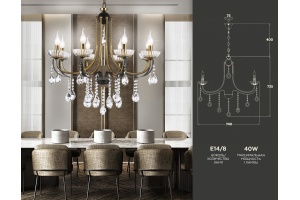 Подвесная люстра Ambrella TR TR4953 - 2