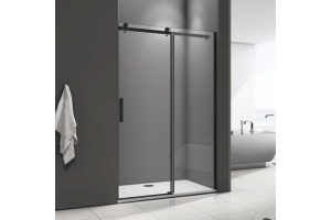 Душевая дверь в нишу Good Door Galaxy WTW-120-C-B профиль черный