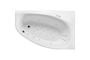 Акриловая ванна Excellent Kameleon 170x110 белая правая с гидромассажем