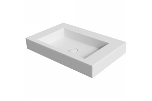 Раковина - столешница Armadi Art Flat 70 белый матовый