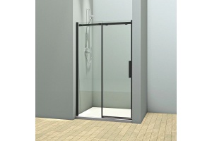 Душевая дверь в нишу Veconi Vianno VN-70 160 см, профиль черный - 3