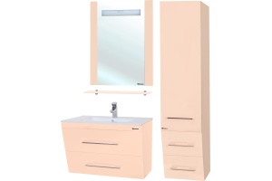 Зеркало Bellezza Берта подвесная 60 бежевое - 2