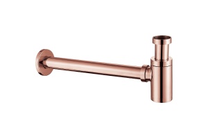 Сифон для раковины Abber розовое золото