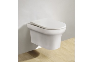 Унитаз подвесной BelBagno Vella BB829CH с сиденьем микролифт BB2031SC - 3