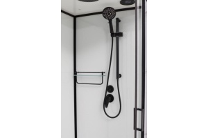 Душевая кабина Frank F420 Black низкий поддон - 2